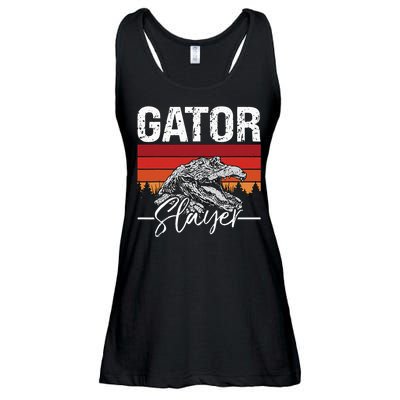 Gator S.L.A.Y.E.R Crocodiles Gator Hunting Alligator Hunting Ladies Essential Flowy Tank
