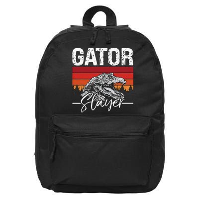 Gator S.L.A.Y.E.R Crocodiles Gator Hunting Alligator Hunting 16 in Basic Backpack