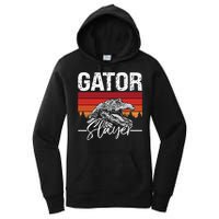 Gator S.L.A.Y.E.R Crocodiles Gator Hunting Alligator Hunting Women's Pullover Hoodie