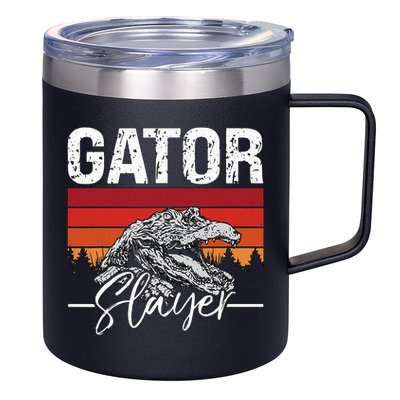 Gator S.L.A.Y.E.R Crocodiles Gator Hunting Alligator Hunting 12oz Stainless Steel Coffee Mug