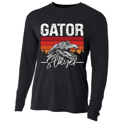 Gator S.L.A.Y.E.R Crocodiles Gator Hunting Alligator Hunting Cooling Performance Long Sleeve Crew