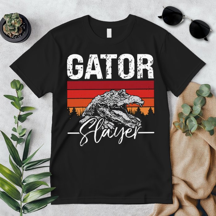 Gator S.L.A.Y.E.R Crocodiles Gator Hunting Alligator Hunting Premium T-Shirt