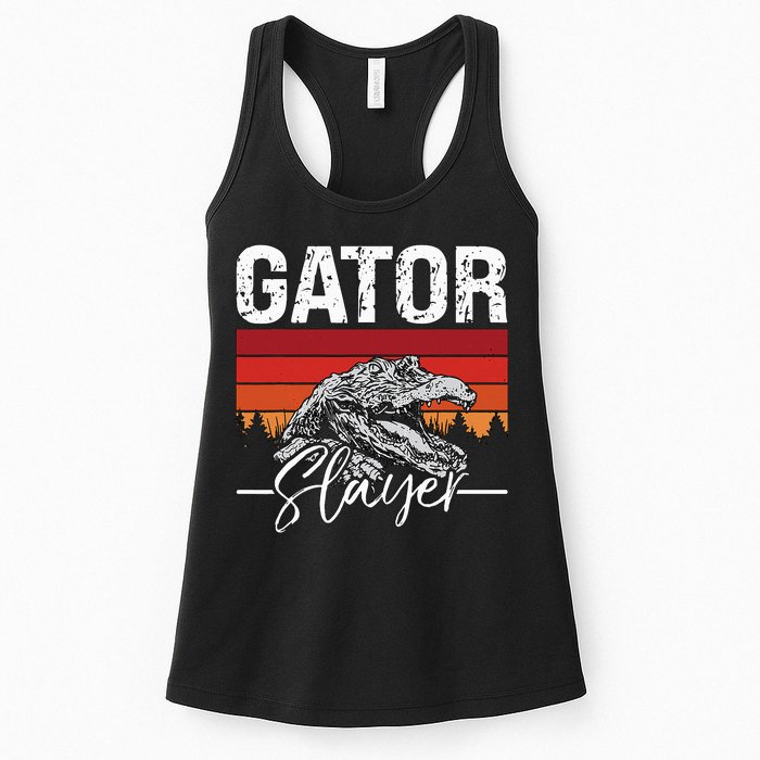 Gator S.L.A.Y.E.R Crocodiles Gator Hunting Alligator Hunting Womens Tank Top