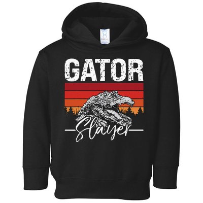 Gator S.L.A.Y.E.R Crocodiles Gator Hunting Alligator Hunting Toddler Hoodie