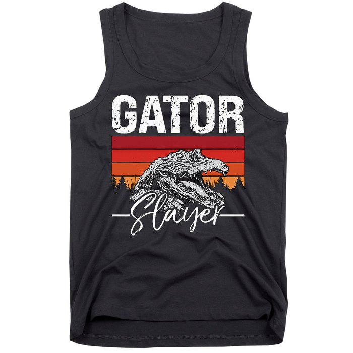 Gator S.L.A.Y.E.R Crocodiles Gator Hunting Alligator Hunting Tank Top
