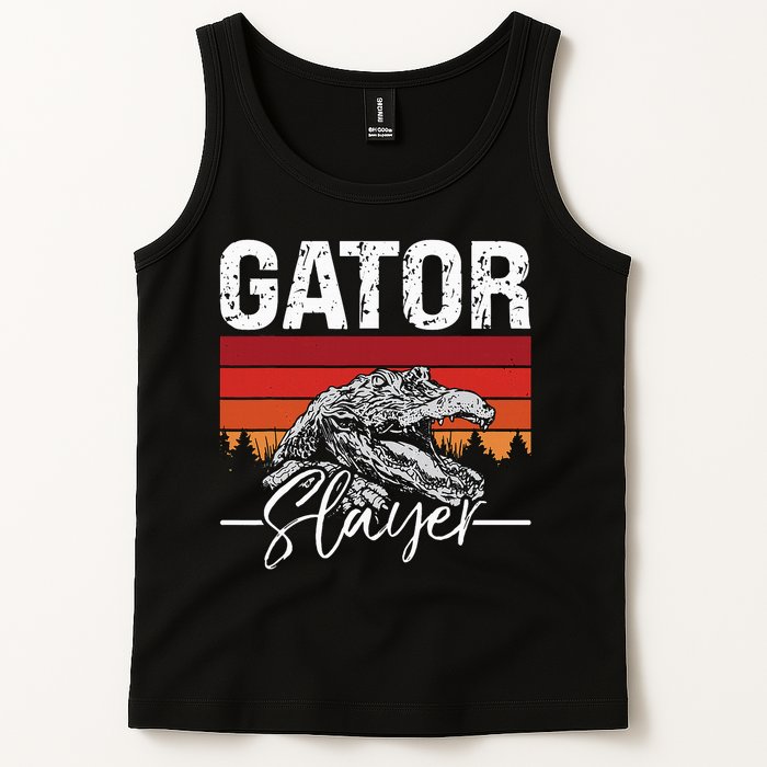 Gator S.L.A.Y.E.R Crocodiles Gator Hunting Alligator Hunting Tank Top