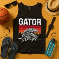 Gator S.L.A.Y.E.R Crocodiles Gator Hunting Alligator Hunting Tank Top