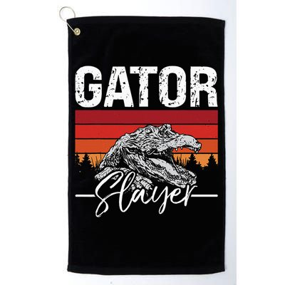 Gator S.L.A.Y.E.R Crocodiles Gator Hunting Alligator Hunting Golf Towel