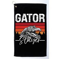 Gator S.L.A.Y.E.R Crocodiles Gator Hunting Alligator Hunting Golf Towel