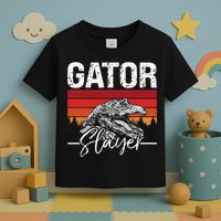 Gator S.L.A.Y.E.R Crocodiles Gator Hunting Alligator Hunting Toddler T-Shirt