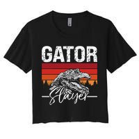 Gator S.L.A.Y.E.R Crocodiles Gator Hunting Alligator Hunting Crop Top