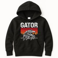 Gator S.L.A.Y.E.R Crocodiles Gator Hunting Alligator Hunting Kids Hoodie