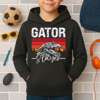 Gator S.L.A.Y.E.R Crocodiles Gator Hunting Alligator Hunting Kids Hoodie