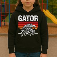 Gator S.L.A.Y.E.R Crocodiles Gator Hunting Alligator Hunting Kids Hoodie