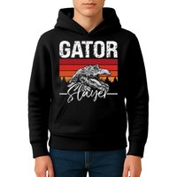 Gator S.L.A.Y.E.R Crocodiles Gator Hunting Alligator Hunting Kids Hoodie