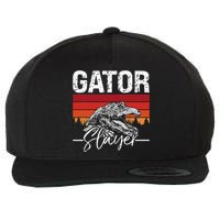Gator S.L.A.Y.E.R Crocodiles Gator Hunting Alligator Hunting Wool Snapback Cap