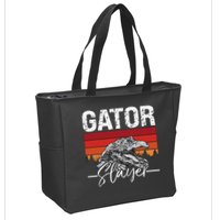 Gator S.L.A.Y.E.R Crocodiles Gator Hunting Alligator Hunting Zip Tote Bag