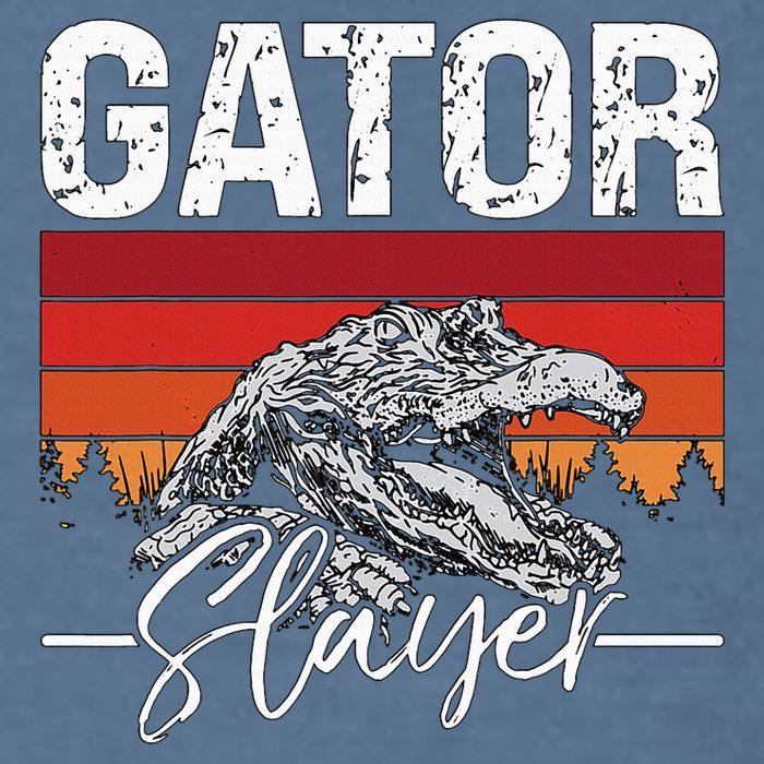 Gator S.L.A.Y.E.R Crocodiles Gator Hunting Alligator Hunting Garment-Dyed Sweatshirt