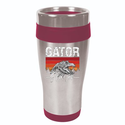 Gator S.L.A.Y.E.R Crocodiles Gator Hunting Alligator Hunting 16oz Travel Tumbler