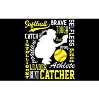 Girl Softball Catcher Great For Teens Traits Of A Catcher Bumper Sticker