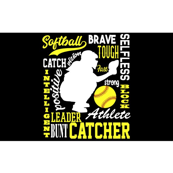 Girl Softball Catcher Great For Teens Traits Of A Catcher Bumper Sticker