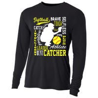 Girl Softball Catcher Great For Teens Traits Of A Catcher Cooling Performance Long Sleeve Crew