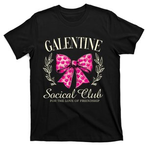 Galentine Social Club Gal Pals Valentine Group Friendship T-Shirt