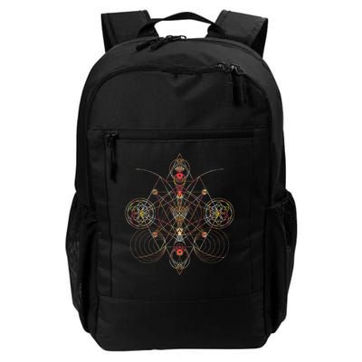 Geometric Shapes Circle Angles Pattern Sacred Geometry Daily Commute Backpack