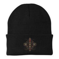 Geometric Shapes Circle Angles Pattern Sacred Geometry Knit Cap Winter Beanie