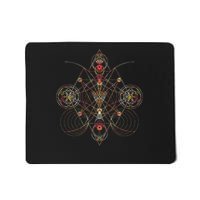 Geometric Shapes Circle Angles Pattern Sacred Geometry Mousepad