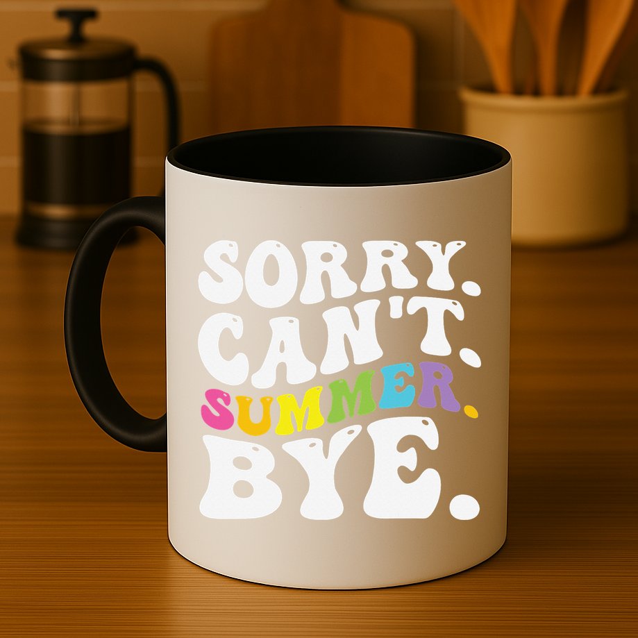 Groovy Sorry Cant Summer Bye Teacher Last Day Of School Mug