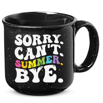 Groovy Sorry Cant Summer Bye Teacher Last Day Of School 15oz Campfire Ceramic Mug