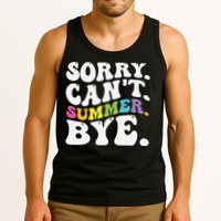 Groovy Sorry Cant Summer Bye Teacher Last Day Of School Tank Top