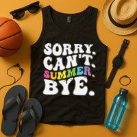 Groovy Sorry Cant Summer Bye Teacher Last Day Of School Tank Top