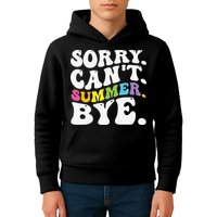 Groovy Sorry Cant Summer Bye Teacher Last Day Of School Kids Hoodie
