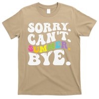 Groovy Sorry Cant Summer Bye Teacher Last Day Of School T-Shirt