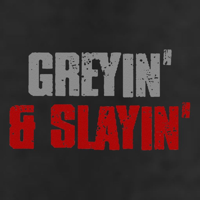 Greyin & Slayin Confident Stylish Successful Aging Awesome 25L Jumbo Tote