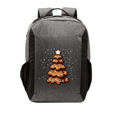 Ginger Snap Cookie Christmas Tree Vector Backpack