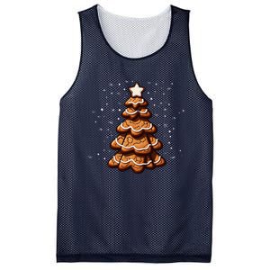 Ginger Snap Cookie Christmas Tree Mesh Reversible Basketball Jersey Tank