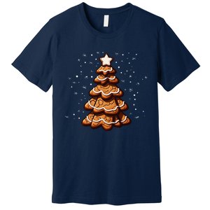 Ginger Snap Cookie Christmas Tree Premium T-Shirt