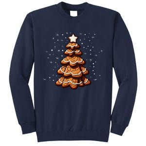 Ginger Snap Cookie Christmas Tree Tall Sweatshirt