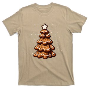 Ginger Snap Cookie Christmas Tree T-Shirt