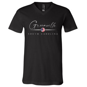 Greenville South Carolina V-Neck T-Shirt