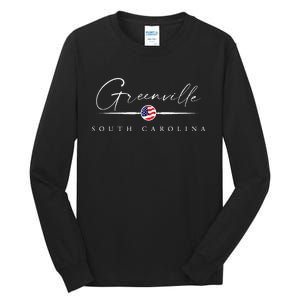 Greenville South Carolina Tall Long Sleeve T-Shirt