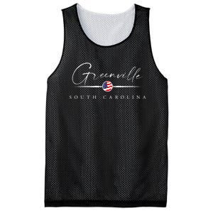 Greenville South Carolina Mesh Reversible Basketball Jersey Tank