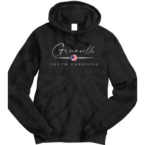 Greenville South Carolina Tie Dye Hoodie