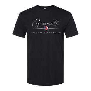 Greenville South Carolina Softstyle CVC T-Shirt