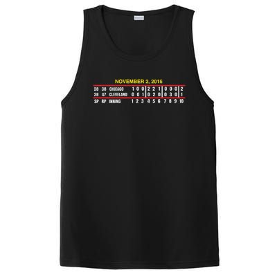 Game Scoreboard Chicago Cleveland And Inning November 2 2016 PosiCharge Competitor Tank