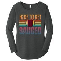 Getting Sauced Cranberry Getting Sauced Cranberry Jelly Women's Perfect Tri Tunic Long Sleeve Shirt