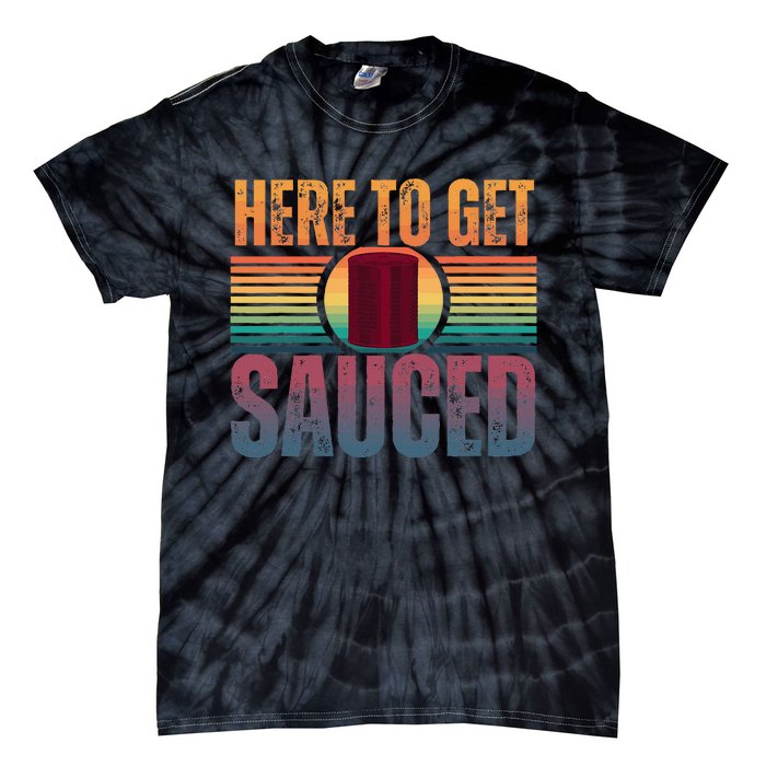 Getting Sauced Cranberry Getting Sauced Cranberry Jelly Tie-Dye T-Shirt